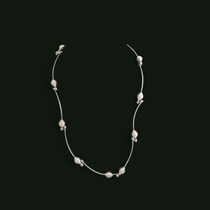 Silver Beaded Choker